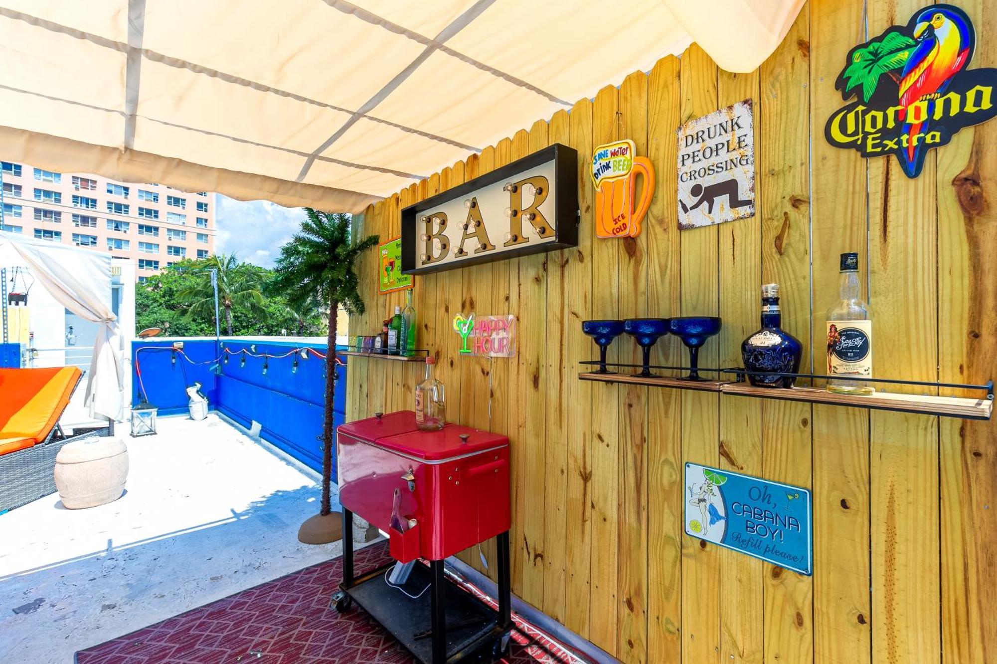 2Bedroom 2Bath Loft Exclusive Rooftop&Jacuzzi,1Block From Beach Miami Beach Ngoại thất bức ảnh